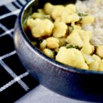 Snelle groene curry 2 vegan
