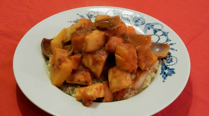 Recept couscous met pastinaak en pompoen