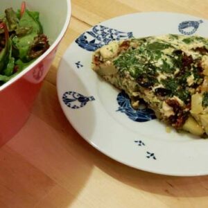 Recept zomerse omelet
