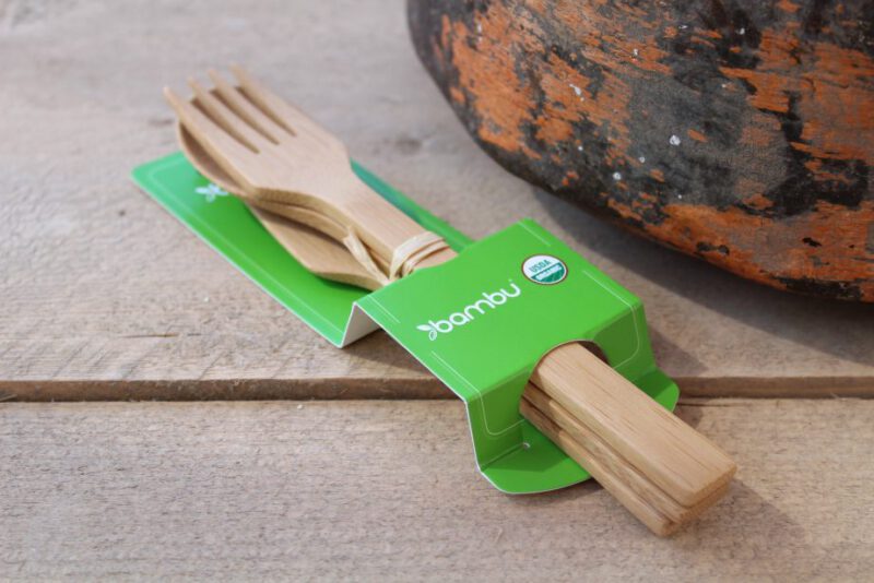 minder plastic 4 - bamboe bestek